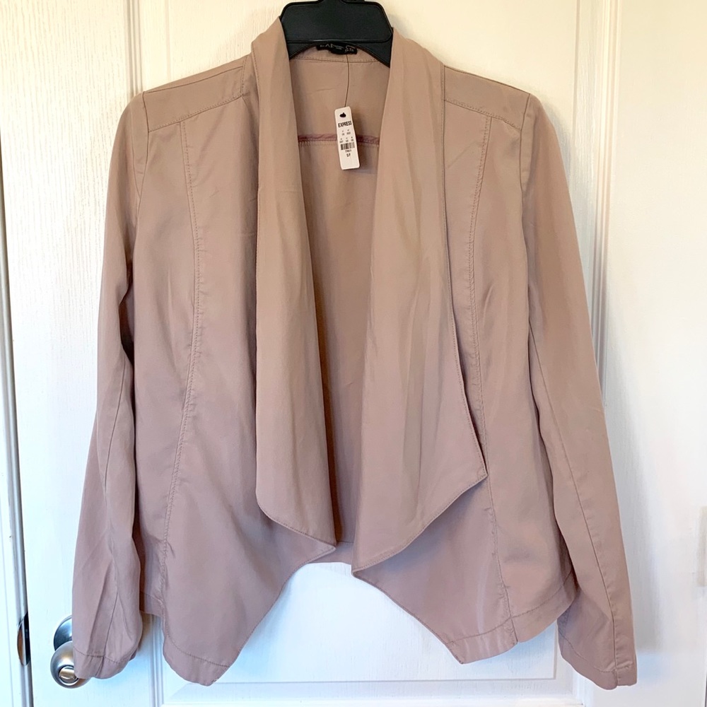Express Flyaway Blazer in Dusty Rose, NWT